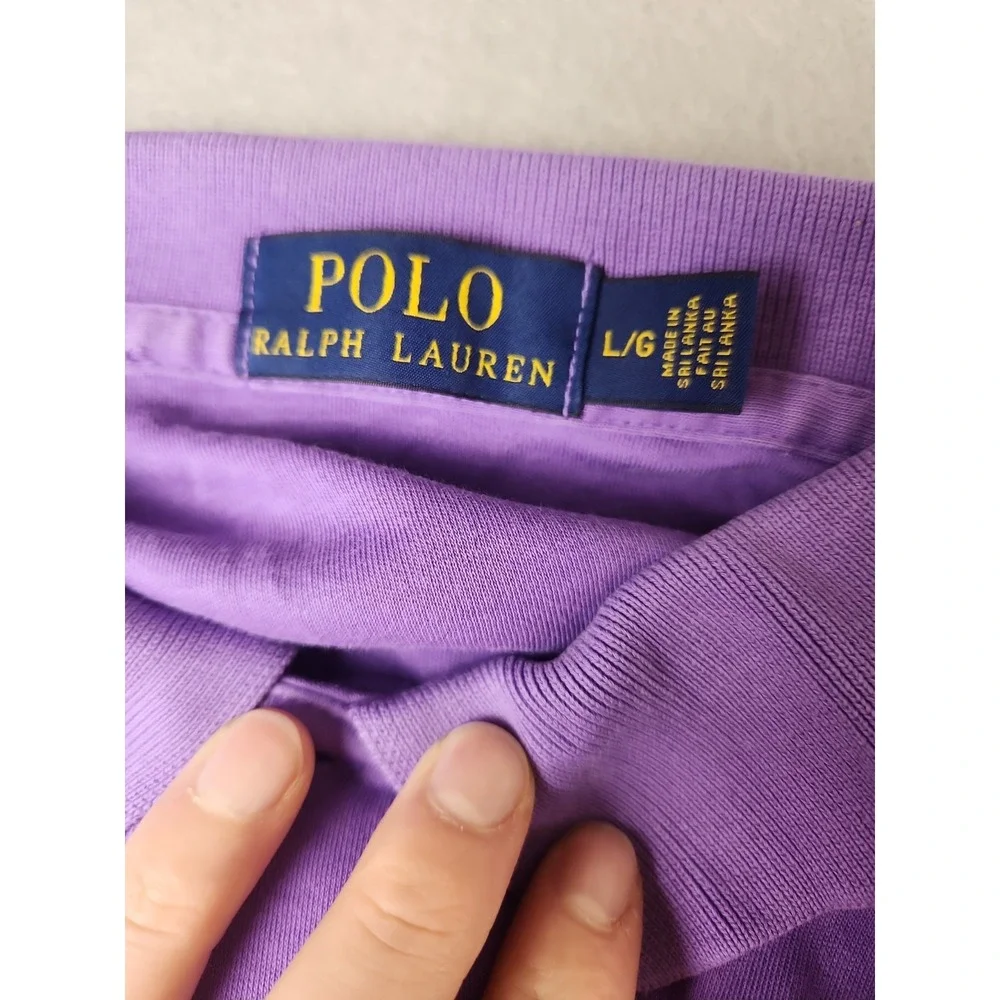 Lot of 3 Polo Ralph Lauren Short Sleeve Polo Shirts Men's Size L